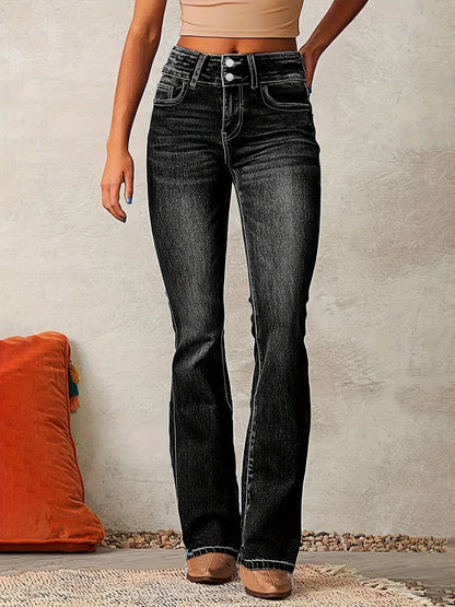 Women’s Luxury Bootcut Denim Jeans – Shape, Style & Confidence in Every Step